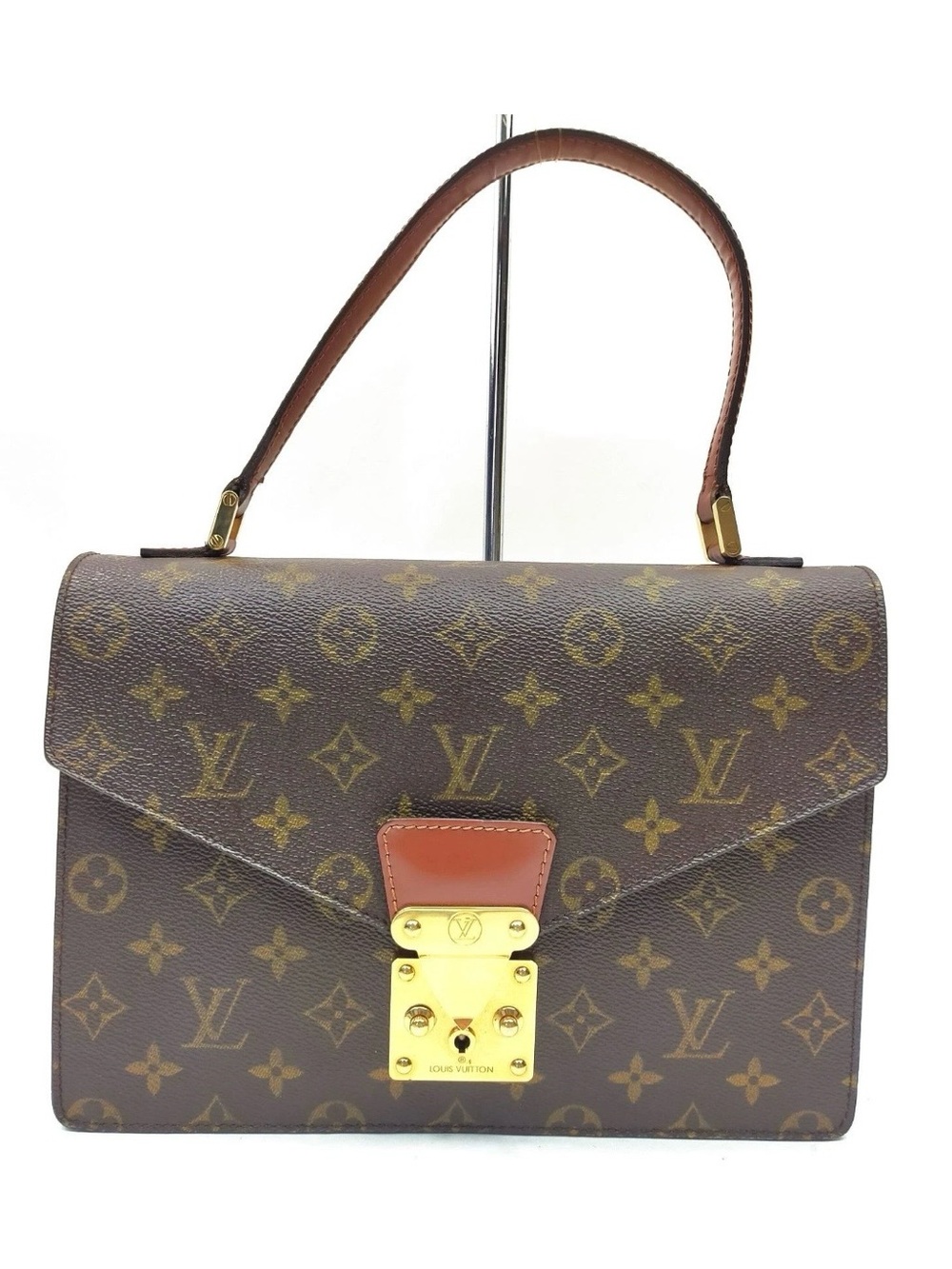 Louis Vuitton Monogram Top Handle Satchel - Brown Monogram